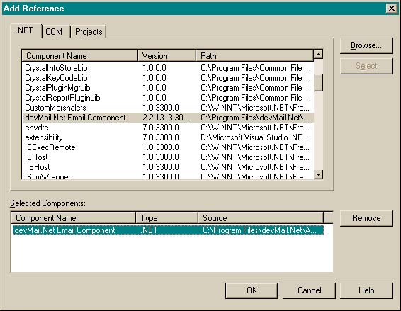 Adding a reference to the DLL