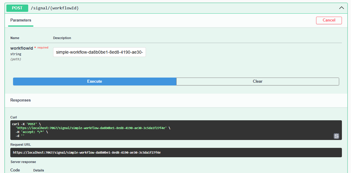 API - Swagger - Signal