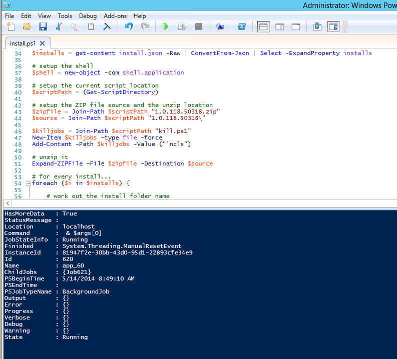 powershell ise
